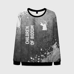 Мужской свитшот Children of Bodom - grey gradient вертикально