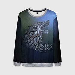 Свитшот мужской Игра престолов зима близко, цвет: 3D-меланж