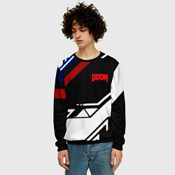 Свитшот мужской Doom steel geometry, цвет: 3D-черный — фото 2