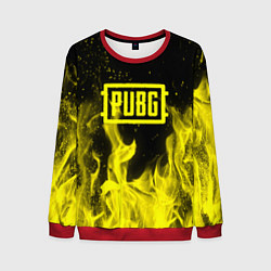 Мужской свитшот PUBG fire yellow