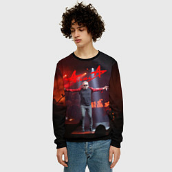 Свитшот мужской Алиса Кинчев концерт, цвет: 3D-черный — фото 2