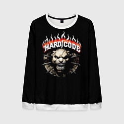 Мужской свитшот Hardcore рычащий зверь