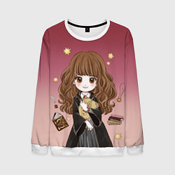 Свитшот мужской Гермиона Грейнджер, цвет: 3D-белый