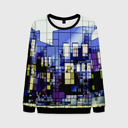 Мужской свитшот Городской пейзаж