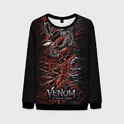 Свитшот мужской Venom vs Carnage, цвет: 3D-черный