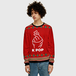 Свитшот мужской K Pop new year, цвет: 3D-черный — фото 2