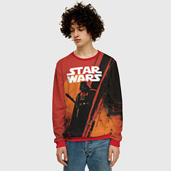 Свитшот мужской Darth Vader - Star Wars, цвет: 3D-красный — фото 2