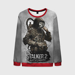 Свитшот мужской S t a l k e r 2 Heart of Chornobyl, цвет: 3D-красный