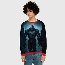 Свитшот мужской Venom in fog, цвет: 3D-красный — фото 2