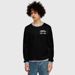 Свитшот мужской Arctic Monkeys - classic black color, цвет: 3D-меланж — фото 2