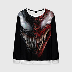 Свитшот мужской Веном и Карнаж, цвет: 3D-белый