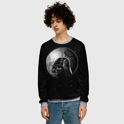 Свитшот мужской Лорд вейдер звезда смерти, цвет: 3D-меланж — фото 2