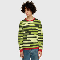 Свитшот мужской Камуфляжная форма, цвет: 3D-красный — фото 2