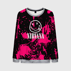 Мужской свитшот Nirvana pink color