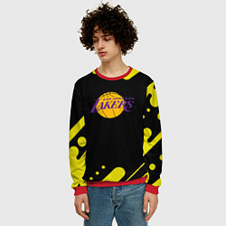 Свитшот мужской Lakers club, цвет: 3D-красный — фото 2
