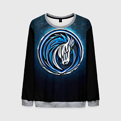 Свитшот мужской Даллас Маверикс, цвет: 3D-меланж