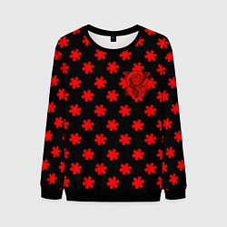 Свитшот мужской Bullet for my valentine pattern, цвет: 3D-черный