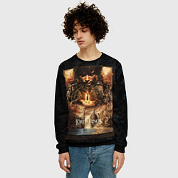 Свитшот мужской Lord of the rings - the fellowship of the ring, цвет: 3D-черный — фото 2
