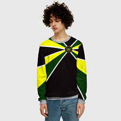 Свитшот мужской Мотострелковые войска: шеврон без текста, цвет: 3D-меланж — фото 2