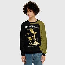 Свитшот мужской Indiana Jones and the Great Circle, цвет: 3D-черный — фото 2