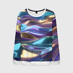 Мужской свитшот Космические мягкие волны