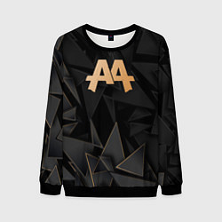 Свитшот мужской Asking Alexandria golden poly, цвет: 3D-черный