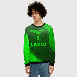 Свитшот мужской Lazio - green gradient, цвет: 3D-черный — фото 2