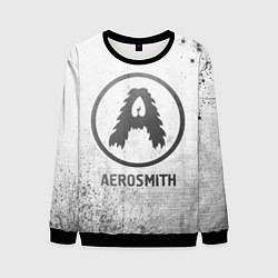 Свитшот мужской Aerosmith - white gradient, цвет: 3D-черный