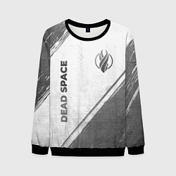 Свитшот мужской Dead Space - white gradient вертикально, цвет: 3D-черный