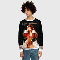 Свитшот мужской Все дуреют с этой Шотландии, цвет: 3D-белый — фото 2