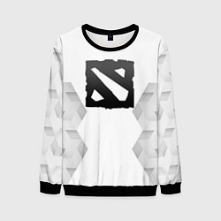 Свитшот мужской Dota white poly, цвет: 3D-черный