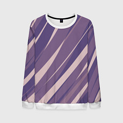 Мужской свитшот Фиолетовый абстрактные полосы