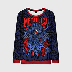 Свитшот мужской Metallica: octopus, цвет: 3D-красный