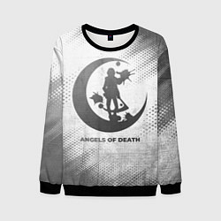 Свитшот мужской Angels of Death - white gradient, цвет: 3D-черный