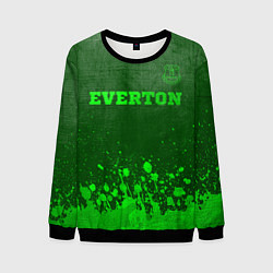 Свитшот мужской Everton - green gradient посередине, цвет: 3D-черный