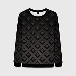 Свитшот мужской Геометрический узор, цвет: 3D-черный