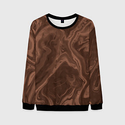 Мужской свитшот Коричневый абстракция в точку