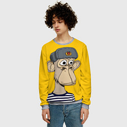 Свитшот мужской NFT ape turtleneck, цвет: 3D-меланж — фото 2