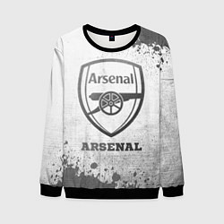 Свитшот мужской Arsenal - white gradient, цвет: 3D-черный