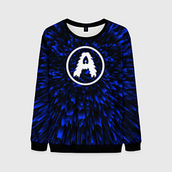 Свитшот мужской Aerosmith blue energy, цвет: 3D-черный