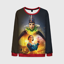 Свитшот мужской Белоснежка и Мачеха, цвет: 3D-красный