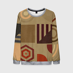 Мужской свитшот Геометрические фигуры 2025