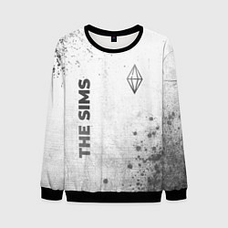 Мужской свитшот The Sims - white gradient вертикально
