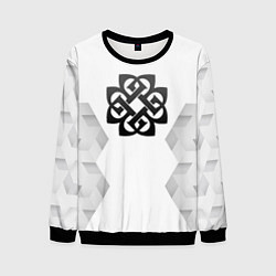 Свитшот мужской Breaking Benjamin white poly, цвет: 3D-черный