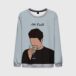 Свитшот мужской Ross - im fine, цвет: 3D-меланж