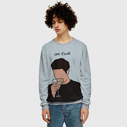 Свитшот мужской Ross - im fine, цвет: 3D-меланж — фото 2