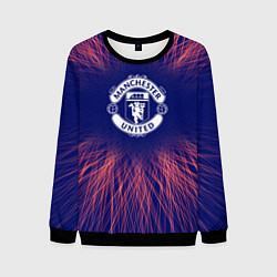 Свитшот мужской Manchester United red energy, цвет: 3D-черный