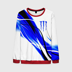 Мужской свитшот Monster energy линии абстракции