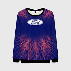 Свитшот мужской Ford red energy, цвет: 3D-черный