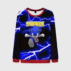 Свитшот мужской Sonic storm electro, цвет: 3D-красный